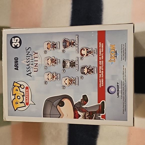 FUNKO POP! ASSASSIN'S CREED UNITY: Arno NEW in Box! - Picture 2 of 2
